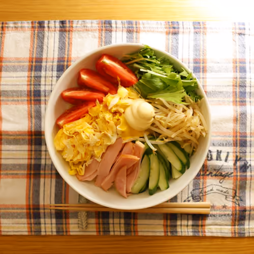 2026-08-05 の夕食（冷やし中華）